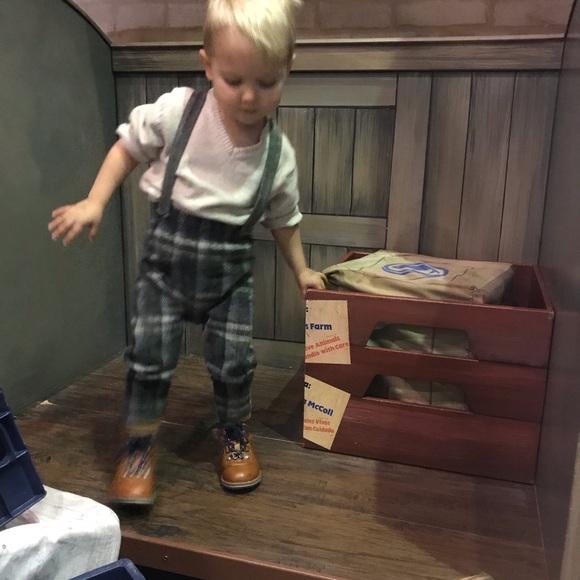 Zara Knit Plaid Pants 18-24M - Picture 5 of 5